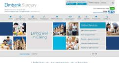Desktop Screenshot of elmbanksurgery.nhs.uk